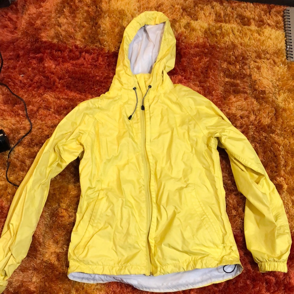 Yellow raincoat